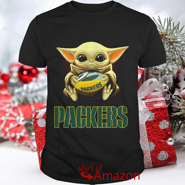 Green Bay Packers Christmas Baby Yoda Star Wars Funny Happy NFL