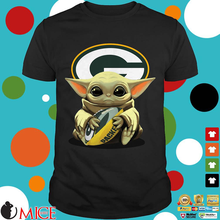 Be a Packers Fan, Baby Yoda Shirt, Green Bay Packers Gifts for Him,  Combining Star Wars and Football Love