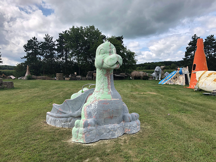 We went to western Wisconsin to stroll through a graveyard for