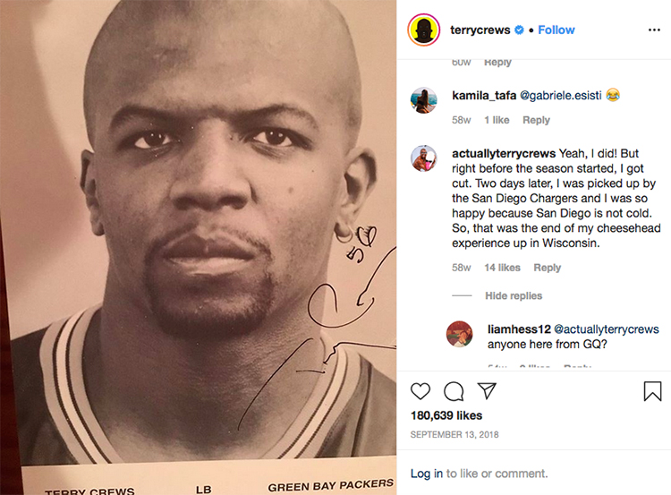 terry crews rams jersey