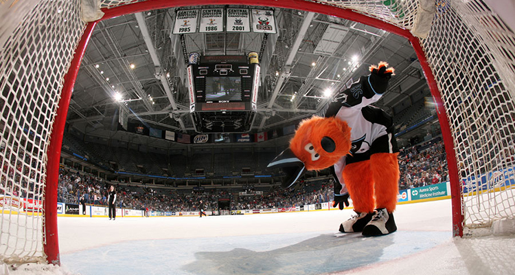 Roscoe The Milwaukee Admirals Mascot - The “How Hard Did Aging Hit