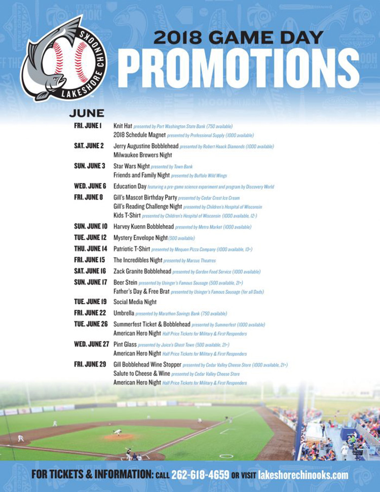 Here's the schedule of promos and bobbleheads for the 2023 Brewers