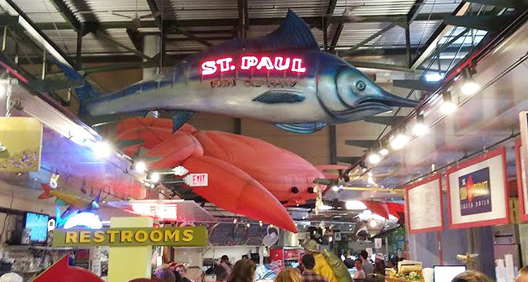 St paul's fish deals market