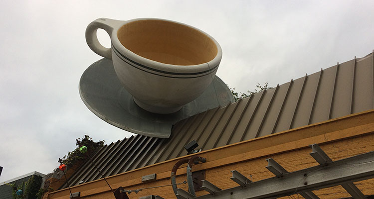 Milwaukee Diner Mug Yellow