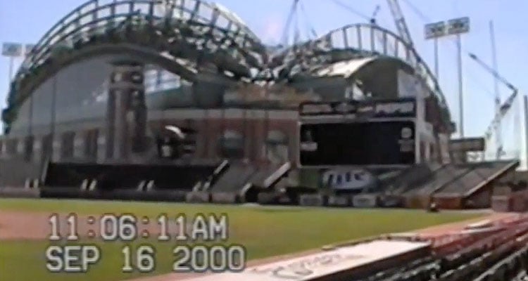 Take a tour of Milwaukee County Stadium, weeks before it was