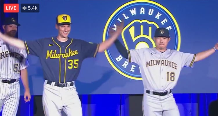 Brewers add new Northwestern Mutual sponsor patch to uniforms