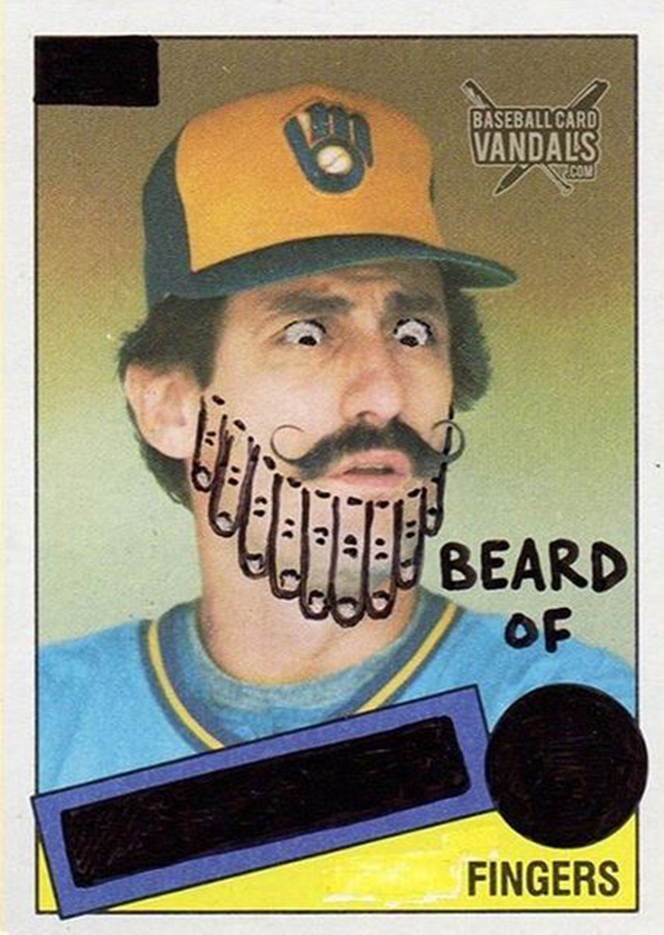 Face Boobs – Baseball Card Vandals