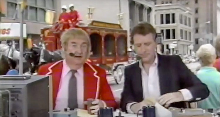 1991 Great Circus Parade co-hosted by Captain Kangaroo