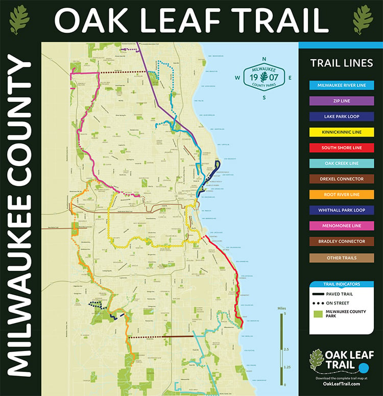 oak openings bike trail map