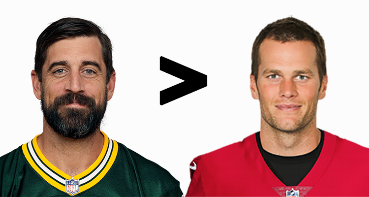 tom brady and aaron rodgers