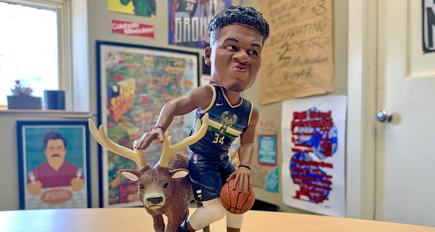 Brewers reveal Giannis bobblehead to be given away Sep. 11 - WTMJ