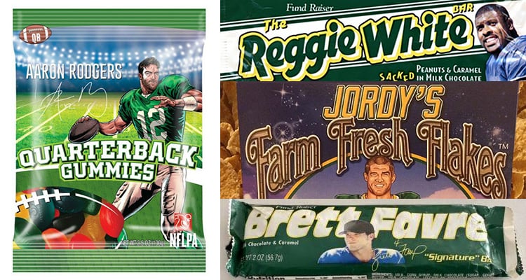 The 2018 Green Bay Packers' starting lineup as Halloween Candy