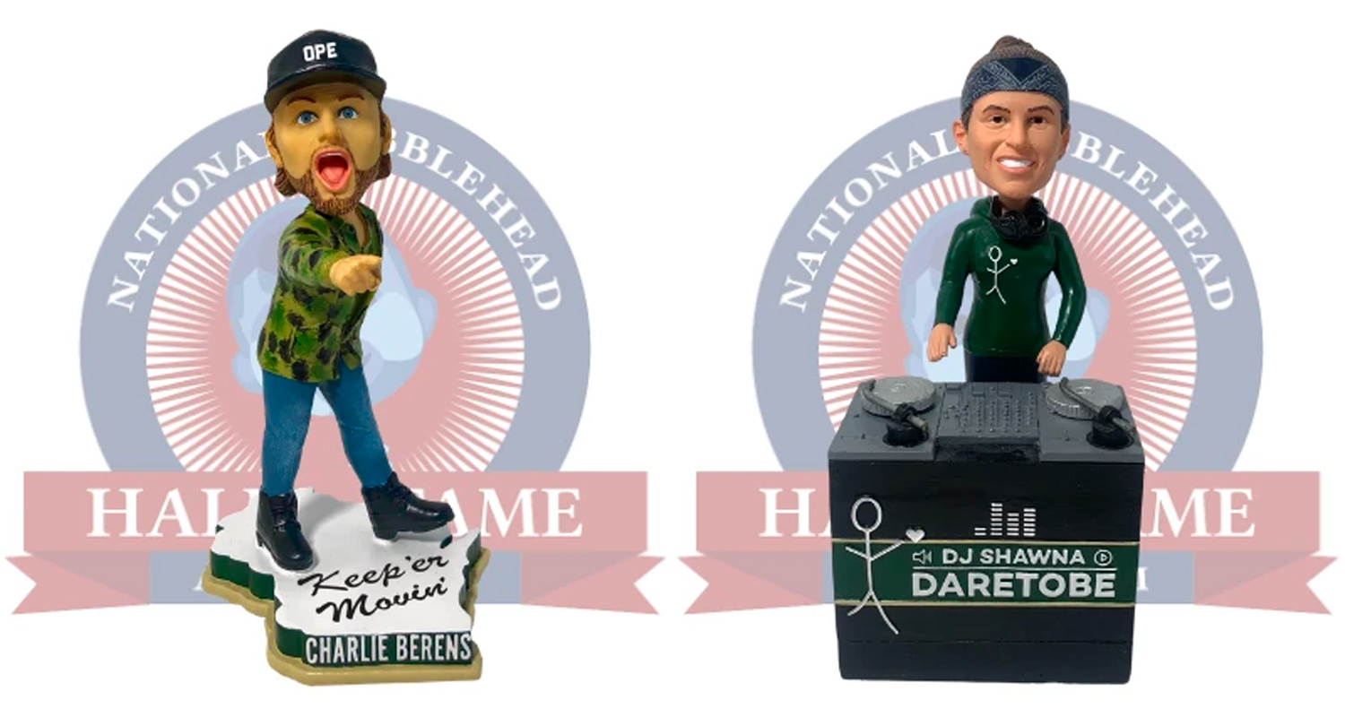 Green Bay Packers Triple Bobblehead Puzzle Set – National