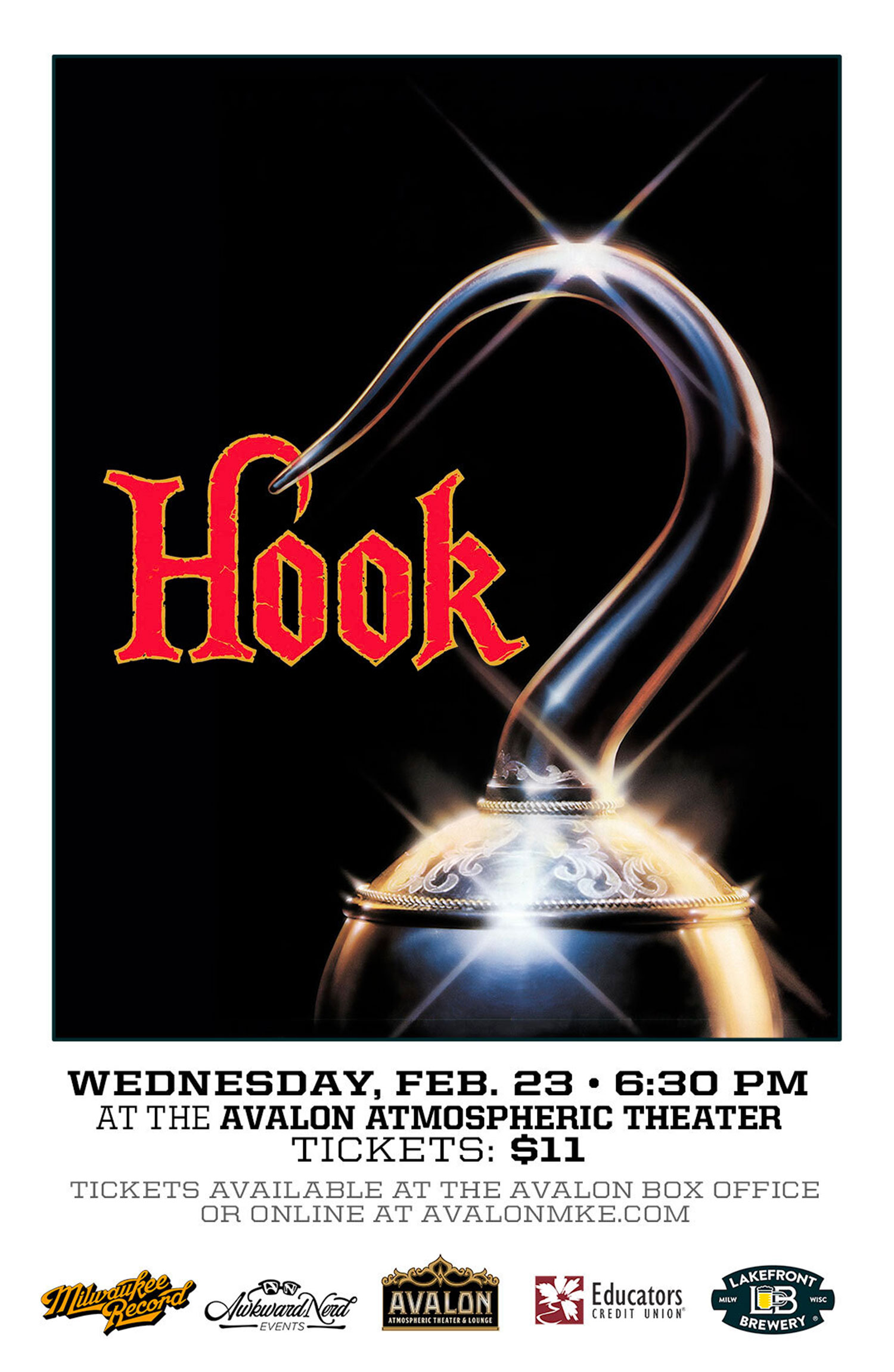 Rufioooooo! We're screening 'Hook' at Avalon Theater February 23