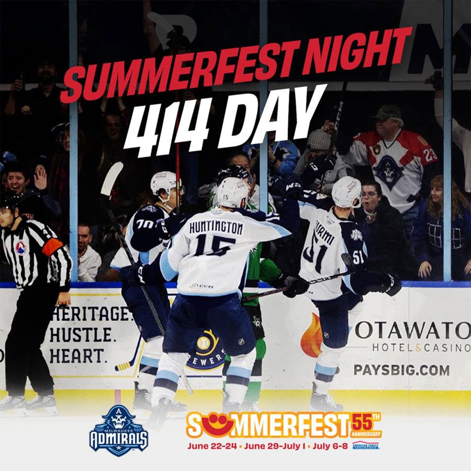 The Milwaukee Admirals will become the Milwaukee Fish Fry for a weekend