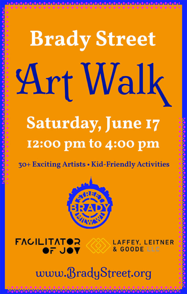 Here’s who (and what) you’ll see at next weekend’s Brady Street Art Walk
