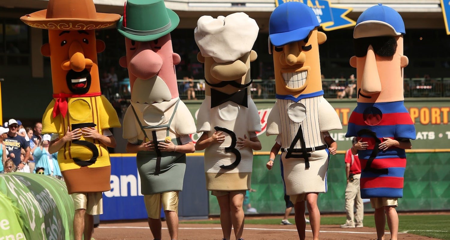 Adam McCalvy on X: The @Brewers' Racing Sausages, often imitated