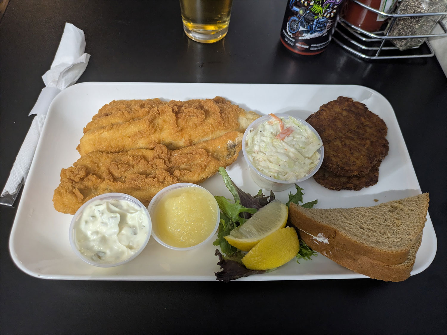 Fish fry at The P&B Station in Muskego, Wisconsin