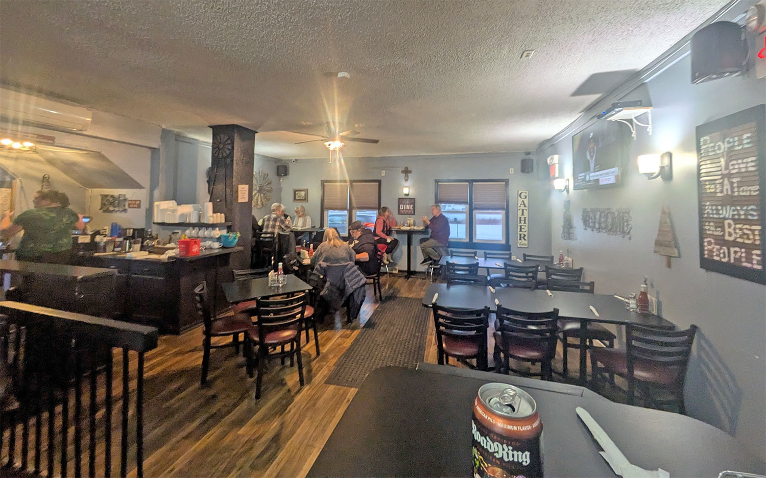 Interior of The P&B Station in Muskego, Wisconsin