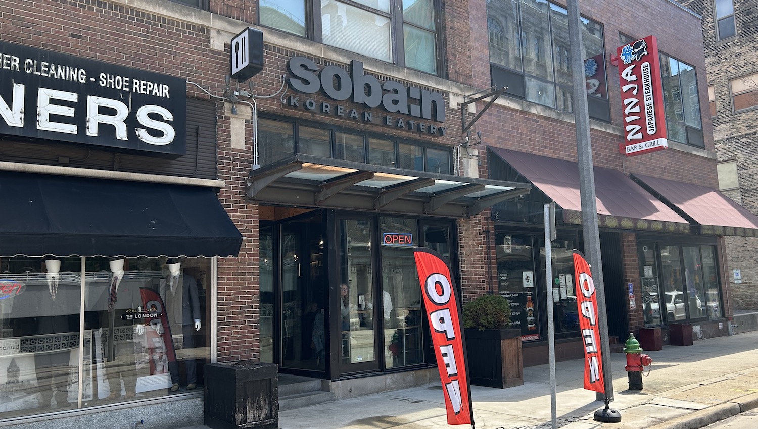 Exterior of Soban in downtown Milwaukee