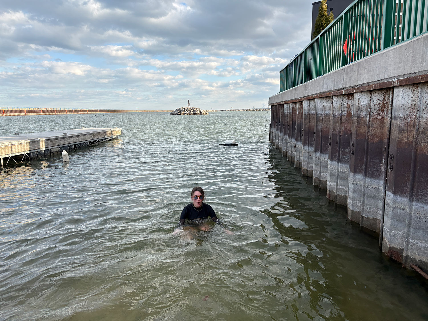 Hot Spell Sauna cold plunge in Milwaukee, Wisconsin