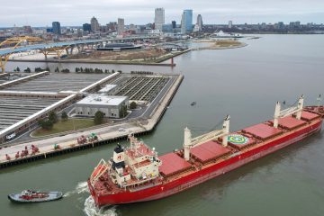 Federal Nagara docking in Milwaukee, Wisconsin