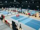 Indoor pickleball court