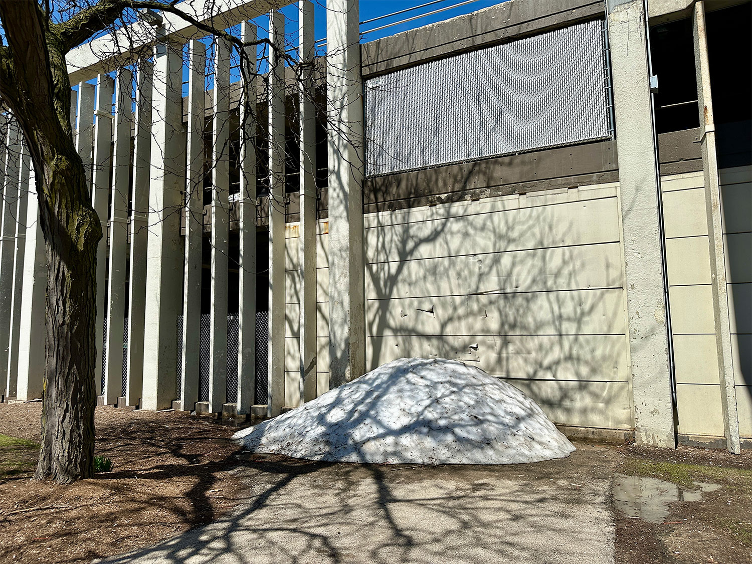 The OTHER Marcus Center snow pile