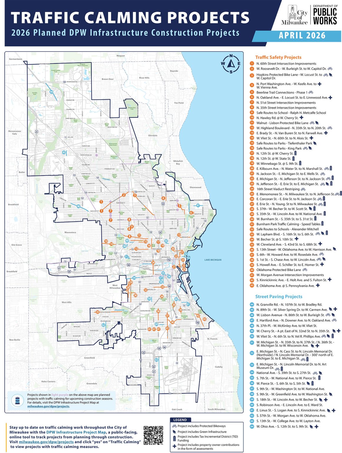 Here S A Map Of The 64 Traffic Calming Projects Beginning 1161x1536 