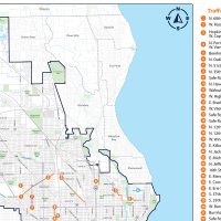 Here’s a map of the 64 traffic calming projects beginning construction in 2026, and that’s it