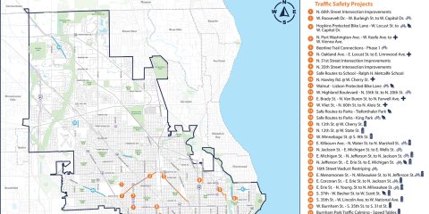 Milwaukee traffic calming projects