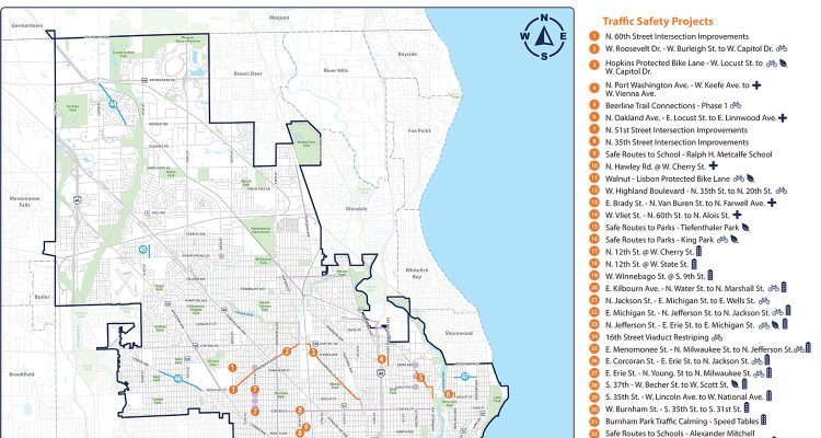 Milwaukee traffic calming projects