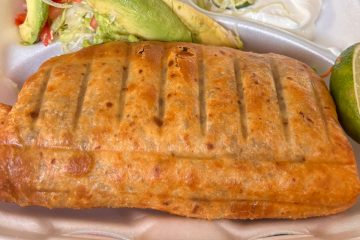 A chimichanga from El Rey