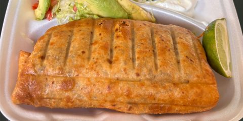 A chimichanga from El Rey