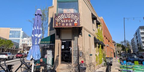 Exterior of Hooligan's bar on Milwaukee's East Side