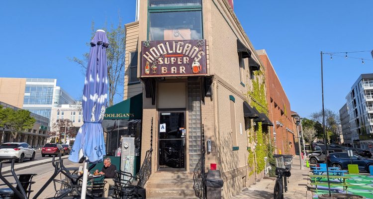 Exterior of Hooligan's bar on Milwaukee's East Side