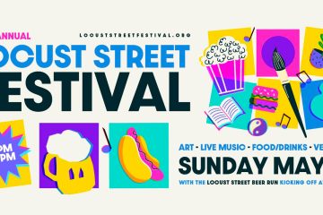 Logo for the 2026 Locust Street Festival