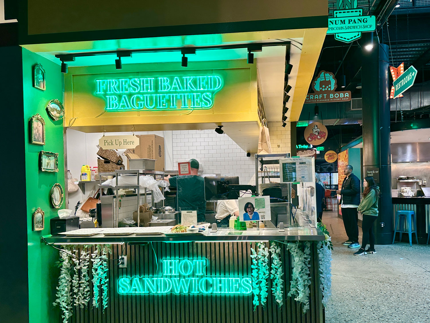 Num Pang stand in 3rd St. Market Hall