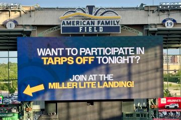 Want to participate in Tarps Off tonight? Join at the Miller Lite Landing!