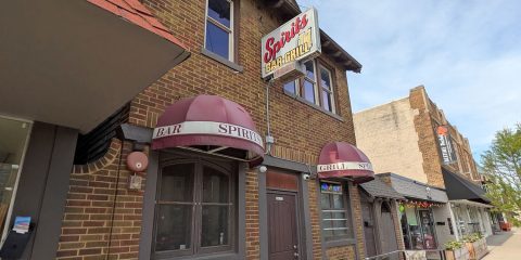 Exterior of Spirits Bar & Grill in South Milwaukee
