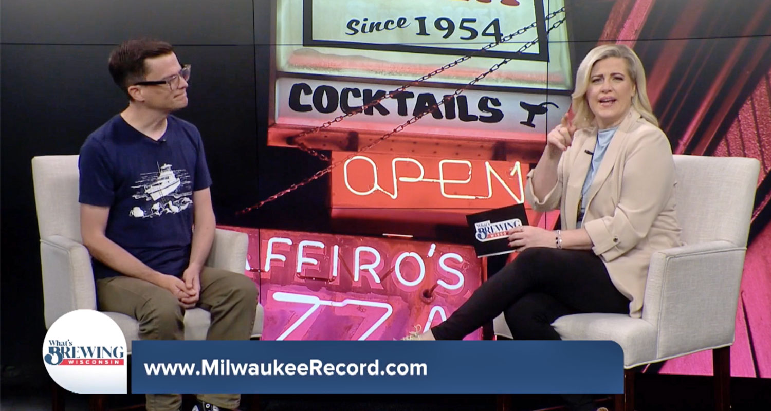 I dropped by ‘What's Brewing Wisconsin' to talk about Milwaukee-style pizza and Summerfest