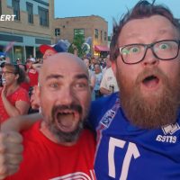 Watch Bert Lauderdale report from Moran’s Pub in South Milwaukee during Wednesday’s World Cup match