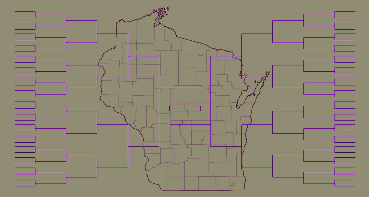 We’re down to just 4 counties in our Wisconsin County Bracket