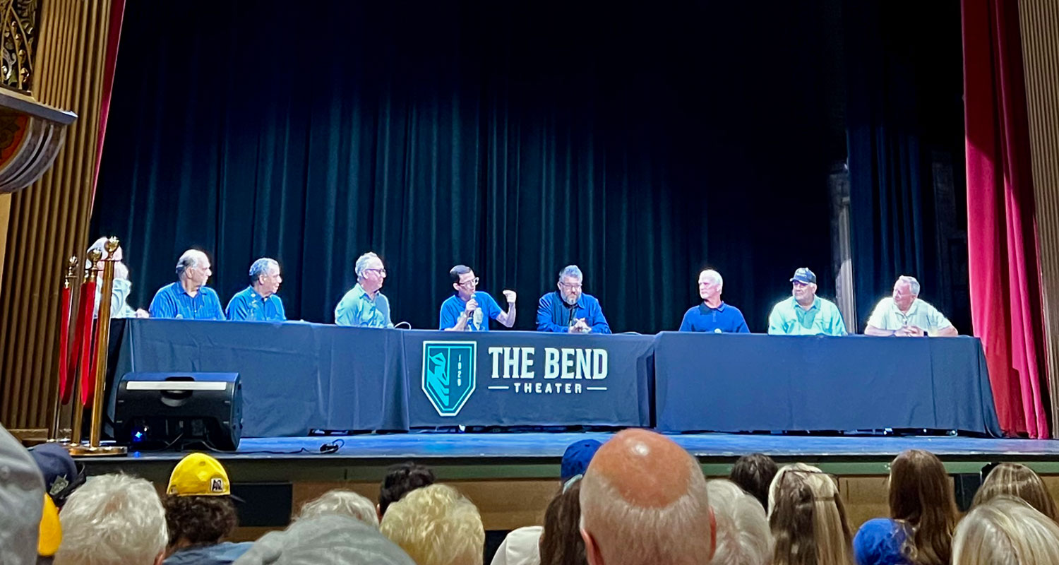 I moderated a roundtable discussion of ex-Brewers at a sold-out screening of ‘Ueck' in West Bend