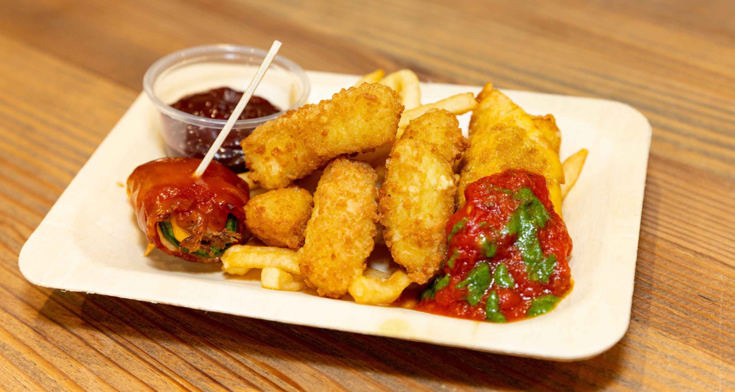 Check out Saz's new, elevated “Freshwater Sampler Platter”